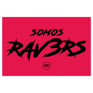 Bandera roja SOMOS RAV3RS 60X90 CM