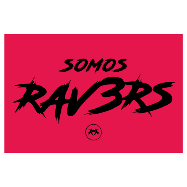 Bandera roja SOMOS RAV3RS 60X90 CM